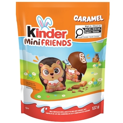 Kinder Mini Friends, Milk Chocolate with a Milky Filling and Caramel Bits, Easter Chocolate 122 g, $4.92/100g