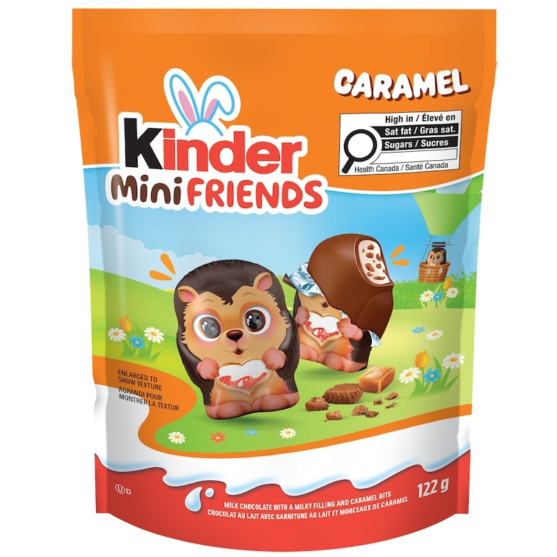 Mini Friends, Milk Chocolate with a Milky Filling and Caramel Bits, Easter Chocolate