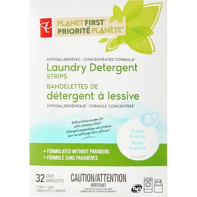 President's Choice Planet First™ Laundry Strips Fresh Breeze Scent 32 ea, $0.31/1ea