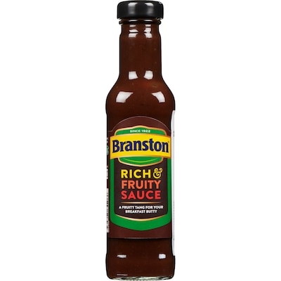 Branston Rich & Fruity Sauce 245 g, $2.24/100g