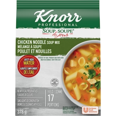 Knorr Professional Soup Mix, Chicken Noodle Soup 378 g, $5.02/100g