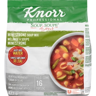 Knorr Professional Soup Du Jour Minestrone Soup Mix 423 g, $4.13/100g
