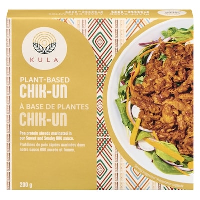 KULA Plant-Based Chik-Un 200 g, $5.50/100g