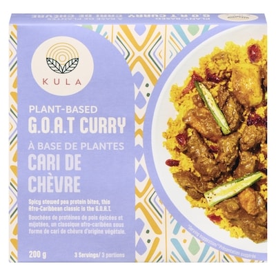 KULA Plant-Based G.O.A.T Curry 200 g, $5.50/100g