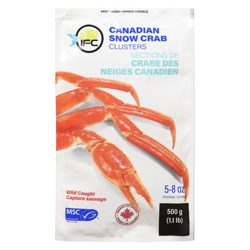 Canadian Snow Crab Clusters Wild Caught