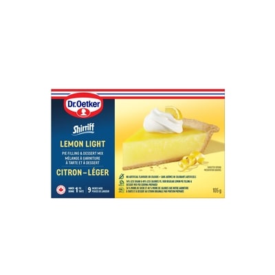 Dr Oetker Shirriff Lemon Light Pie Filling & Dessert Mix 105 g, $3.13/100g