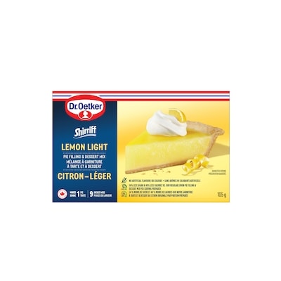 Dr. Oetker Shirriff mélange à garniture à tarte et à dessert citron-léger 105 g, 3,13 $/100g