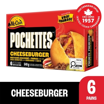 McCain Pochettesᴹᴰ Cheeseburger 540 g, 1,30 $/100g