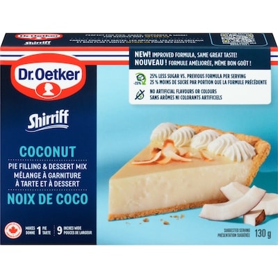 Dr Oetker Shirriff Coconut Pie Filling & Dessert Mix 130 g, $1.92/100g