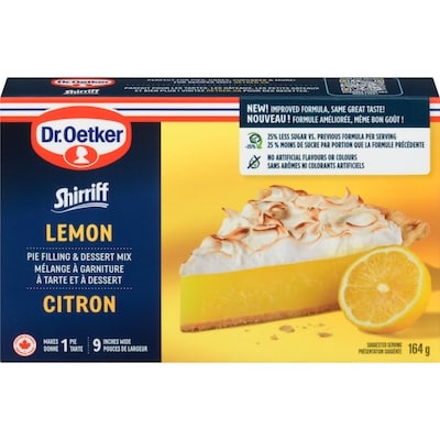 Dr Oetker Shirriff Lemon Pie Filling & Dessert Mix 164 g, $1.52/100g