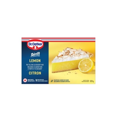 Dr. Oetker Shirriff mélange à garniture à tarte et à dessert citron 328 g, 1,37 $/100g