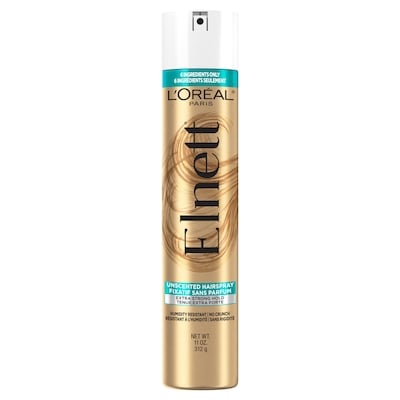 L’Oréal Fixatif à tenue extra-forte, Elnett Satin sans parfum 312 g, 5,93 $/100g