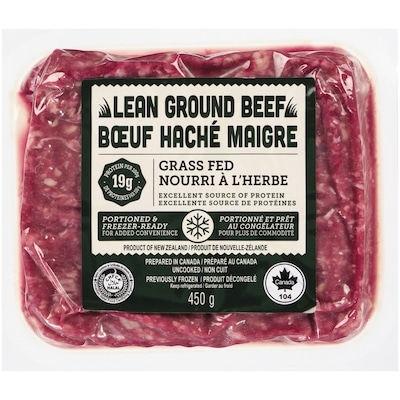 null Grass Fed Lean Ground Beef 450 g, $1.78/100g