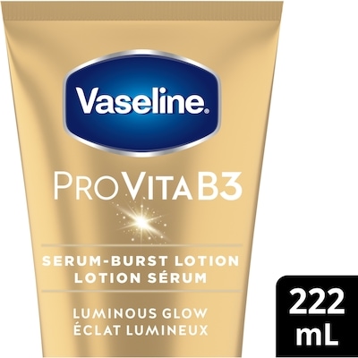 Vaseline Pro VitaB3 Serum Burst Lotion, Luminous Glow 222 ml, $3.60/100ml