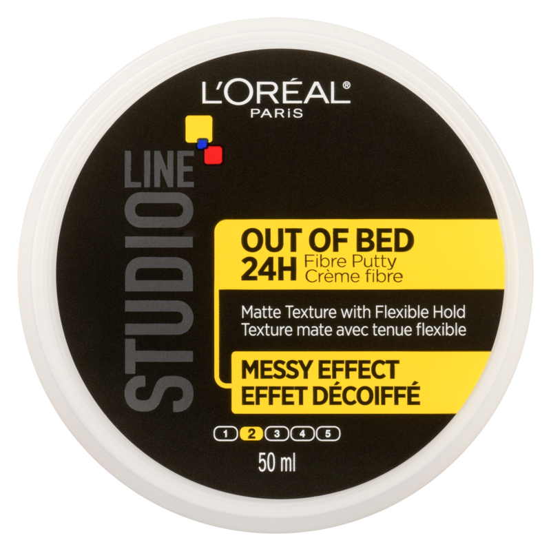 Hair Paste, Reworkable Flexible Hold, Studio Line 24h Out Of Bed Putty