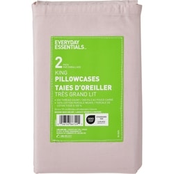 King Percale Pillowcases 2 Piece Set