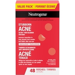 Neutrogena Timbres ultraminces anti-imperfections acné tenace, Format écono 1 ea, 22,39 $/1ch