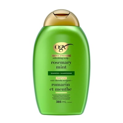Ogx Shampooing Extra fort + romarin et menthe 385 ml, 2,34 $/100ml