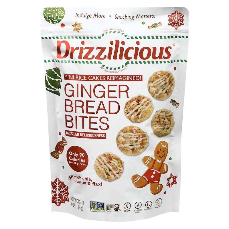 Drizzilicious Mini Rice Cakes, Ginger Bread - 113 g | No Frills Online
