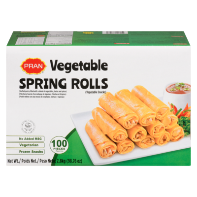 PRAN Vegetable Spring Roll 2.8 kg, $0.52/100g