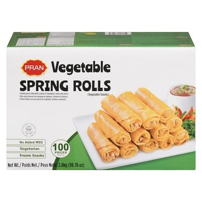 PRAN Rouleau de printemps aux légumes 2.8 kg, 0,46 $/100g
