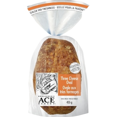 ACE Three Cheese Oval 455 g, $1.10/100g