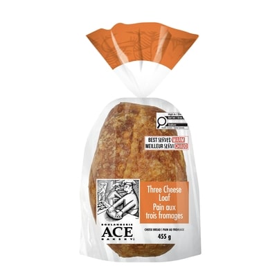 Boulangerie ACE Ovale aux trois fromages 455 g, 1,32 $/100g