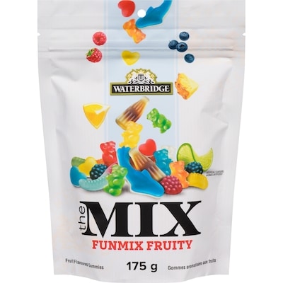 Waterbridge The Mix Fruit Flavoured Gummies Funmix Fruity 175 g, $2.17/100g