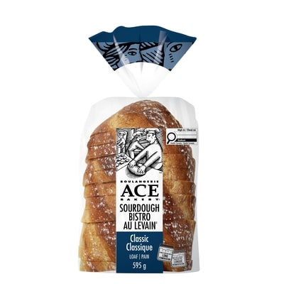 Boulangerie ACE Pain de bistro au levain 595 g, 0,92 $/100g