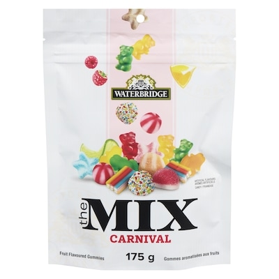 Waterbridge The Mix Fruit Flavoured Gummies Carnival 175 g, $2.17/100g