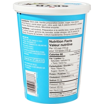 Yogourt Skyr de style islandais, vanille 