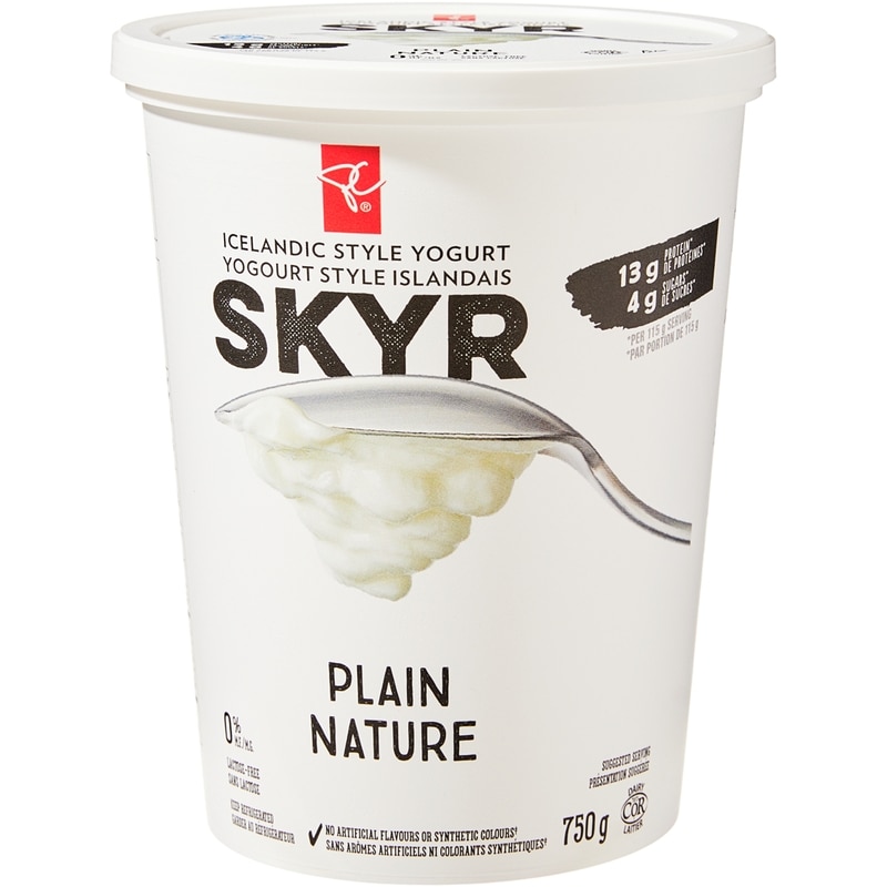 Icelandic Style Skyr Plain Yogurt 