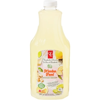 President's Choice Nimbu Pani Lemonade 1.54 l, $0.31/100ml