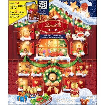 Lindt TEDDY AR Chocolate Advent Calendar 2024 200 g, $10.00/100g