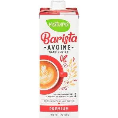 Natura Barista Premium boisson d'avoine SG 946 ml, 0,40 $/100ml