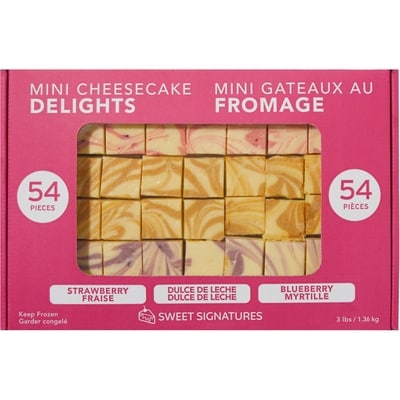 null Mini-gâteaux au fromage, 54 pièces 1.36 kg, 1,84 $/100g
