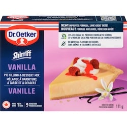 Dr Oetker Shirriff Vanilla Pie Filling & Dessert Mix - 111 g