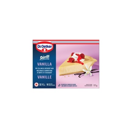 Dr. Oetker Shirriff mélange à garniture à tarte et à dessert vanille 111 g, 2,51 $/100g