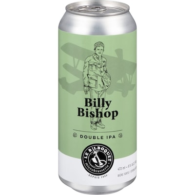 Le Bilboquet Billy bishop bière forte double ipa (Pièce d’identité requise au moment du ramassage) 473 ml, 1,06 $/100ml