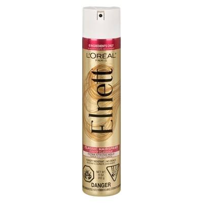 L’Oréal Elnett fixatif classique tenue extra forte 312 g, 5,77 $/100g