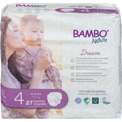 Bamboo Nature Dream Diapers 4 7-14 Kg 1 ea, $16.99/1ea