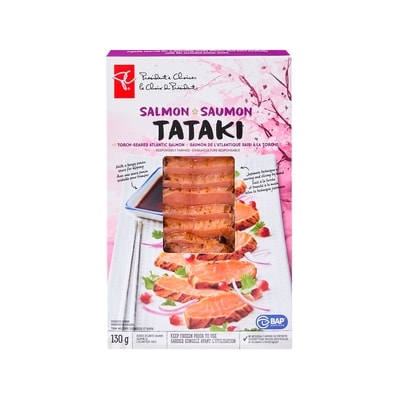 President's Choice Salmon Tataki 130 g, $11.15/100g