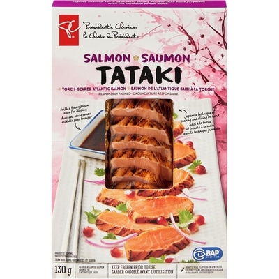 President's Choice Salmon Tataki 130 g, $10.77/100g
