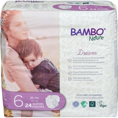 Bamboo Nature Dream Diapers 6 16+ Kg 1 ea, $16.99/1ea