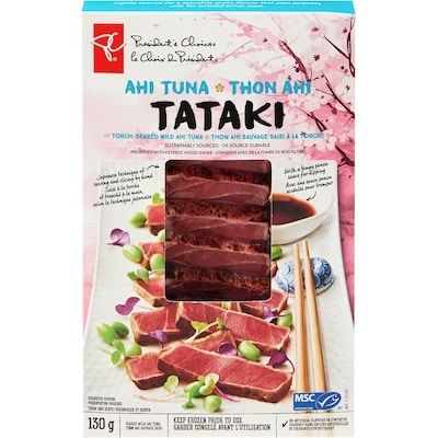 President's Choice Ahi Tuna Tataki 130 g, $10.69/100g