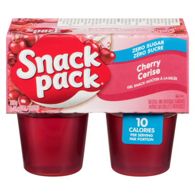 Snackpack Juicy gels goûter à la gelée teneur réduite en sucre cerise 368 g, 0,54 $/100g