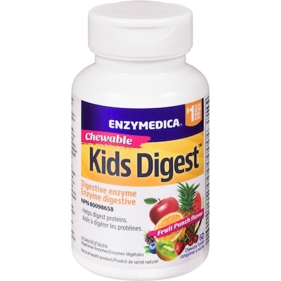 Enzymedica Kids Digest Chewable Fruit Punch Flavor 60 ea, $0.50/1ea