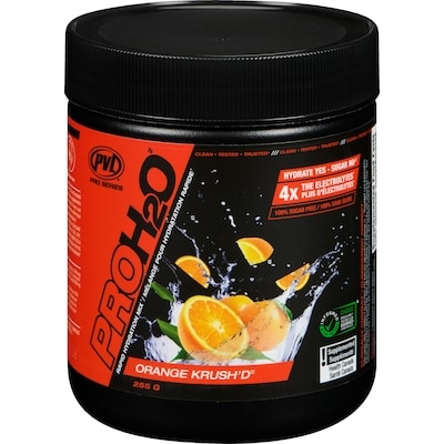 PVL Essentials Pro H2o Rapid Hydration Mix Orange Krush'd 255 g, $12.94/100g