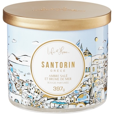 Life at Home Bougie parfumée Santorin 1 ea, 16,00 $/1ch