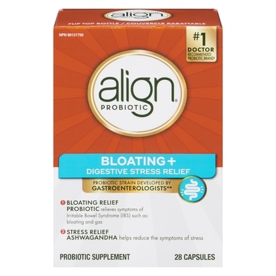 Align Probiotic Bloating & Digestive Stress Relief 28 ea, $1.57/1ea